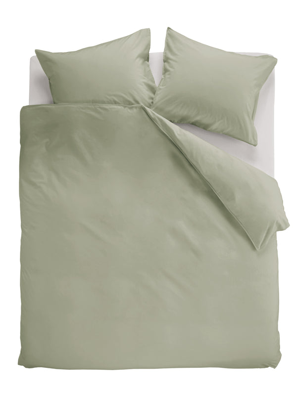 Dekbedovertrek Linolux Washed Cotton Green