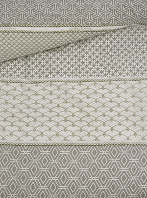 Riviera Maison Dekbedovertrek Robes Taupe