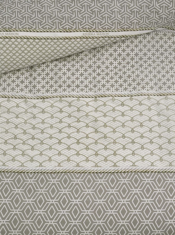 Riviera Maison Dekbedovertrek Robes Taupe