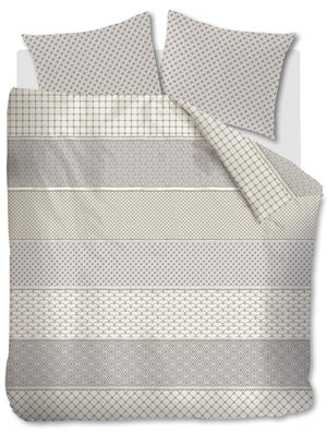 Riviera Maison Dekbedovertrek Robes Taupe