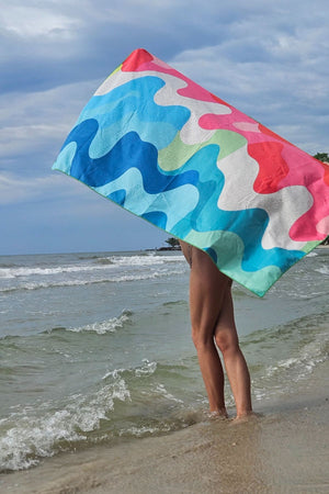 Strandlaken SooBluu Travel Towel Flow Multi