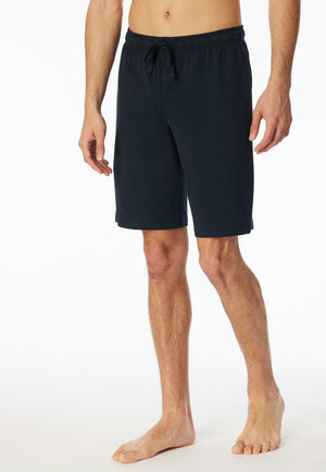 Schiesser Pantalon kort 182186 Donker Blauw