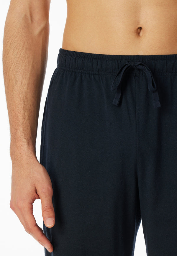 Schiesser Pantalon kort 182186 Donker Blauw