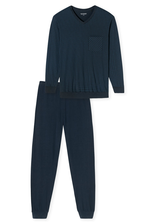 Schiesser Pyjama 182194 Nightblue