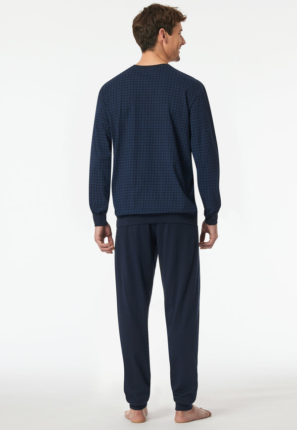 Schiesser Pyjama 182194 Nightblue