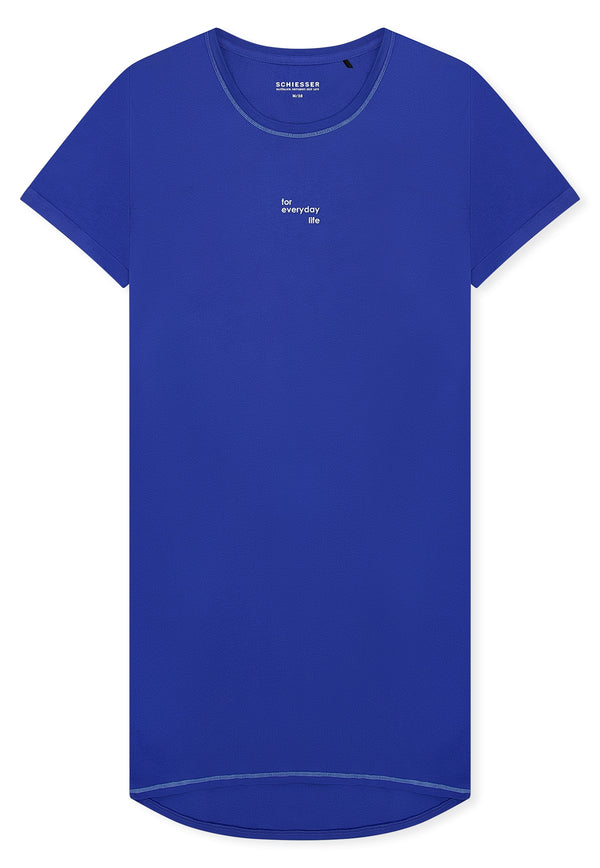 Nachthemd Schiesser 181252 Royal Blue