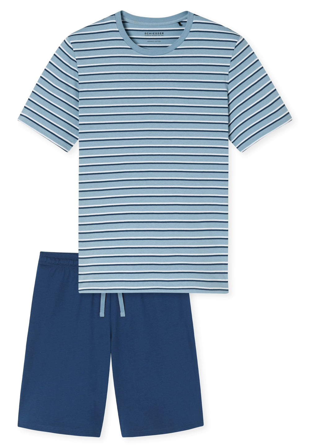 Schiesser Shortama 183592 Pacific Blue
