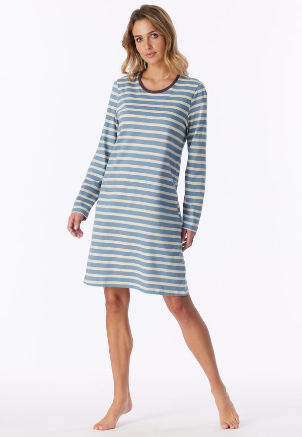 Schiesser Nachthemd 181964 Blue