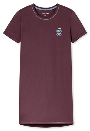 Schiesser Dames Nachthemd 181252 Cocoa Brown