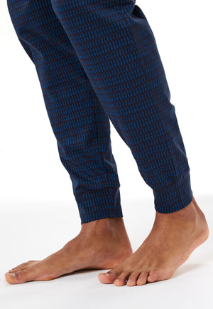 Schiesser Heren Pyjama 181922 Deep Sea Blue