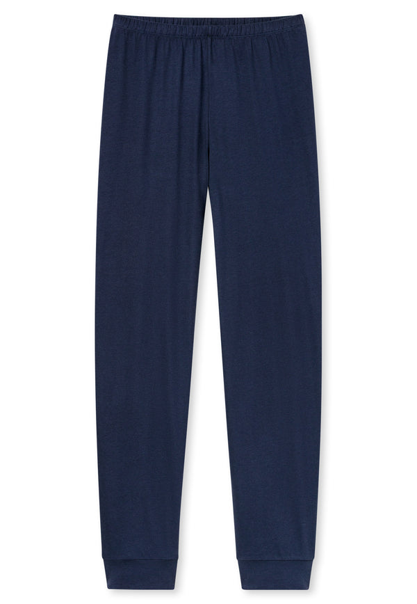 Schiesser Dames Pyjama 182019 Blauw