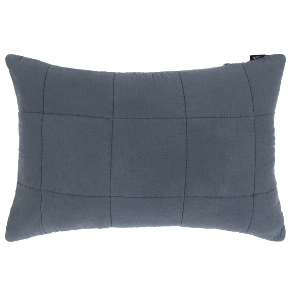 Linolux Kussenhoes Blocks Stonewashed Cloudy 40x60