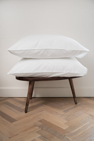 Kussensloop Linolux Pompom White