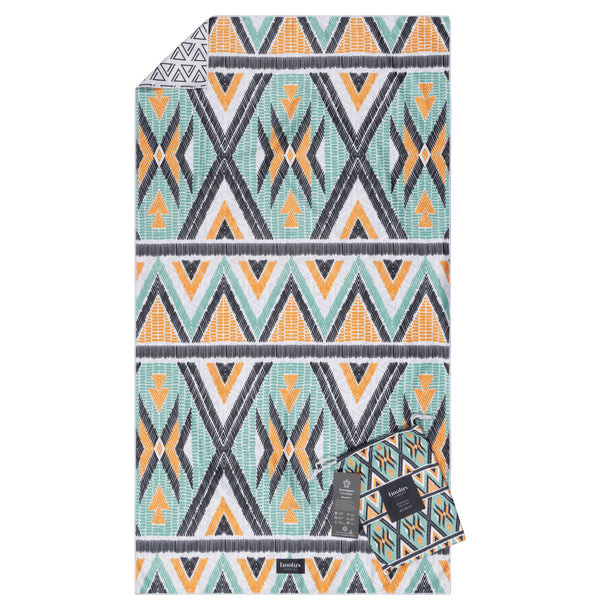 Strandlaken Linolux Canggu Beach Blue Green