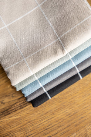 Jorzolino Theedoek Grote Ruit Sand 65x65