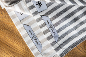 Jorzolino Theedoek Streep Grey 65x65