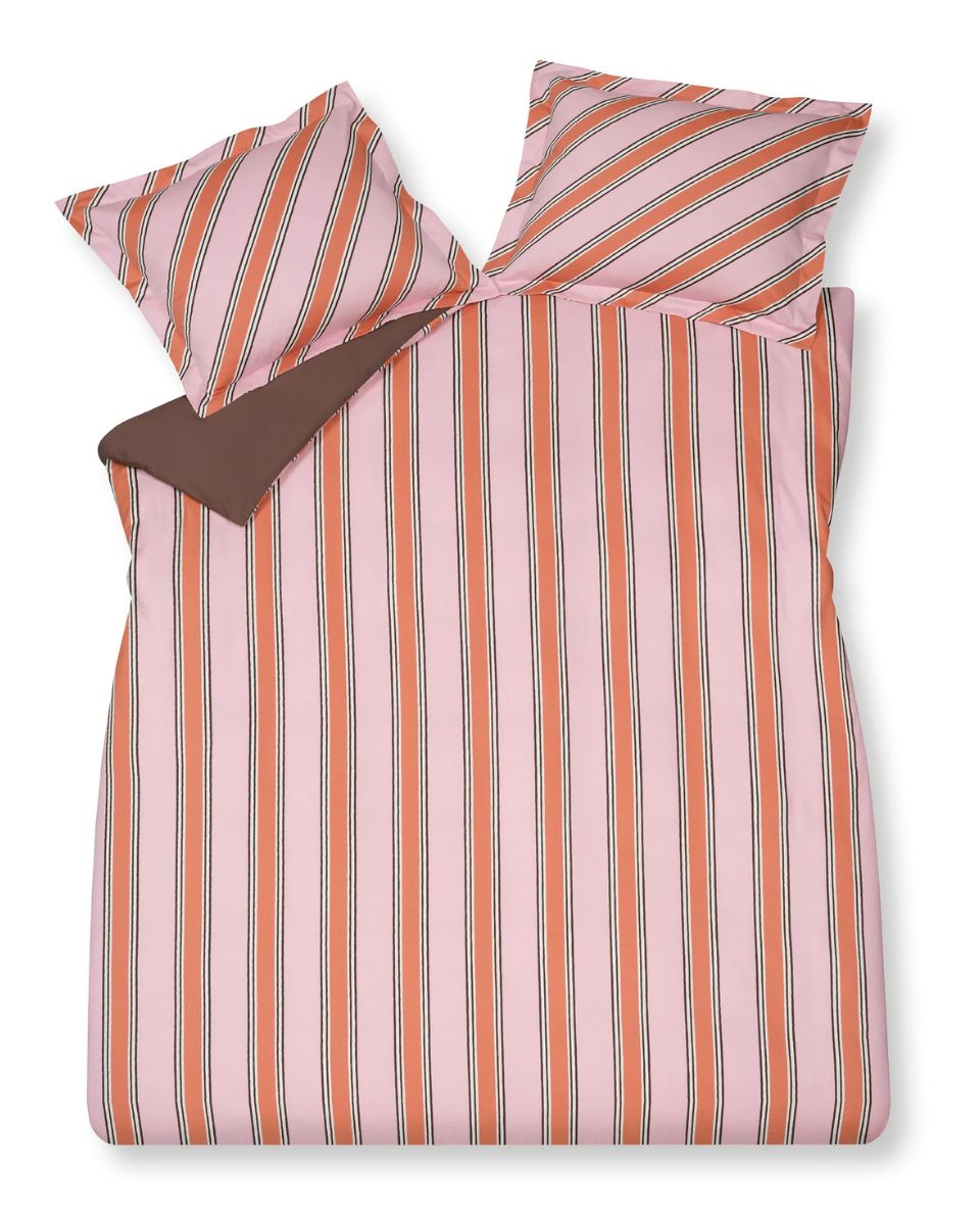Dekbedovertrek Vandyck Preppy Stripe Pink