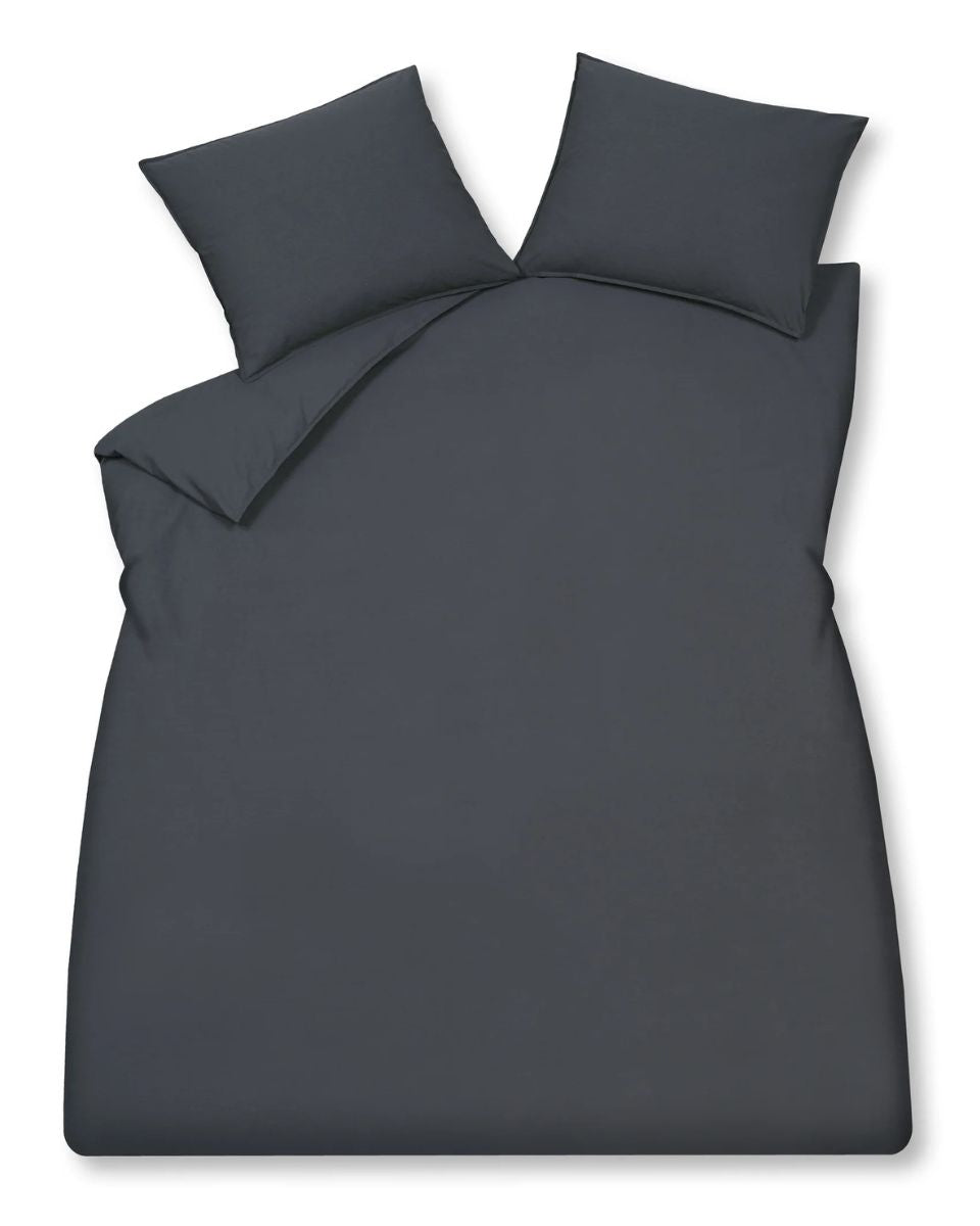 Dekbedovertrek Vandyck Washed Cotton Ink Blue