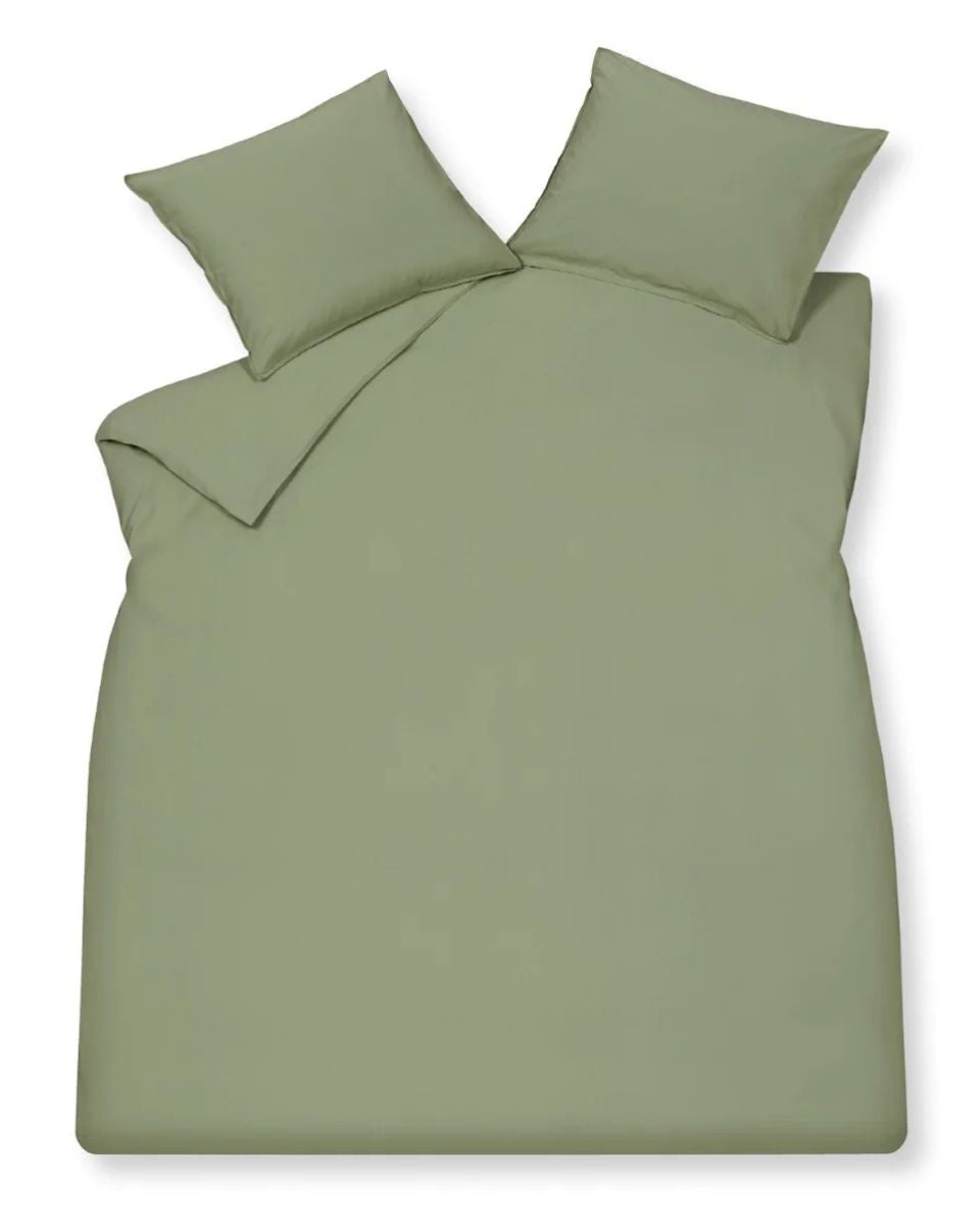 Dekbedovertrek Vandyck Washed Cotton Smoke Green