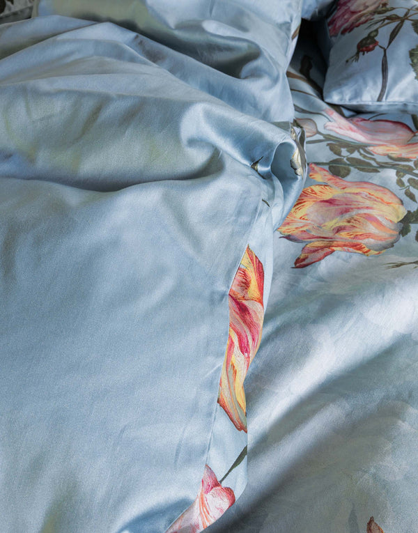 Dekbedovertrek Essenza Tulip Bloom Surf Green