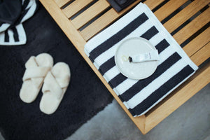 Vandyck Badgoed Verona Stripes Off Black