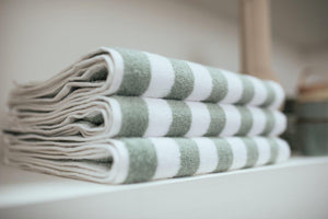 Vandyck Badgoed Verona Stripes Smoke Green