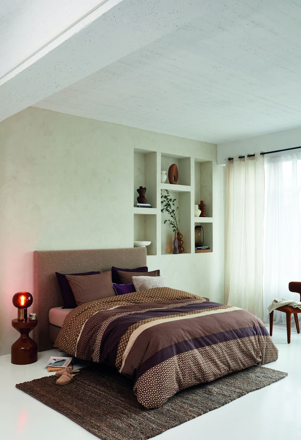 Dekbedovertrek Beddinghouse Fera Brown Flanel