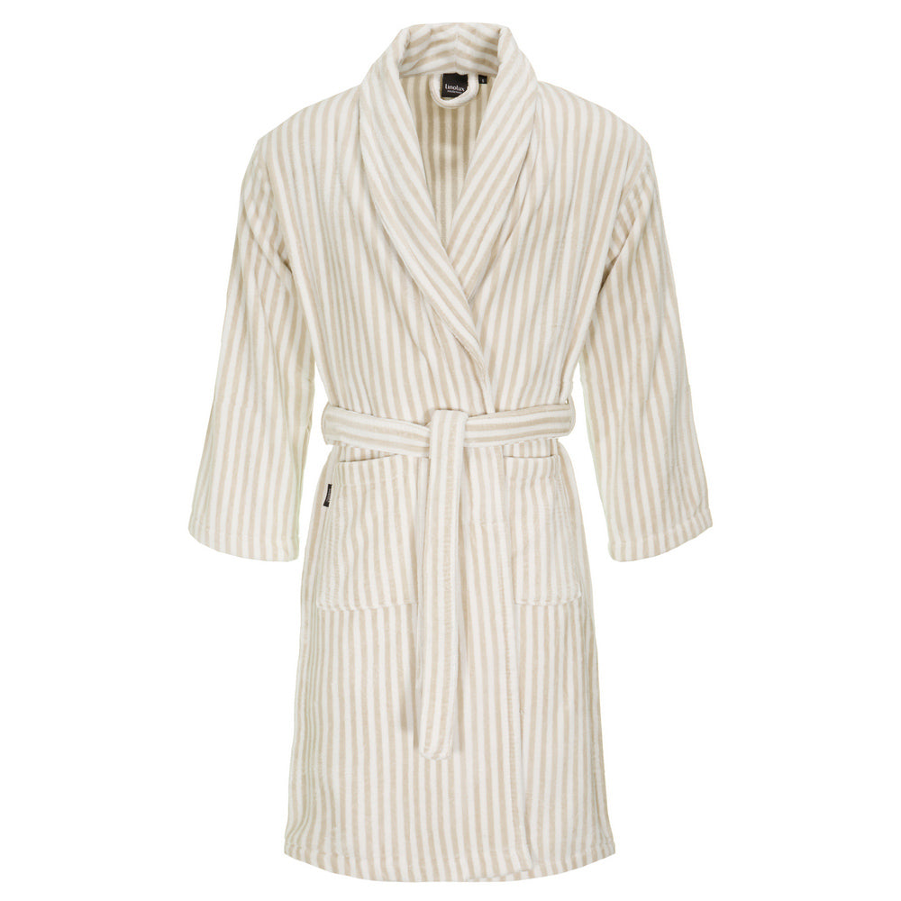 Badjas Linolux Fiore Stripe Beige