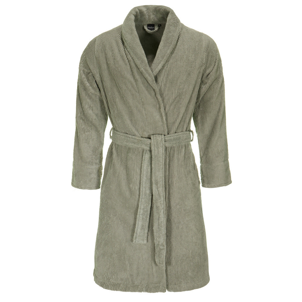 Badjas Linolux Home Stripes Grey Green