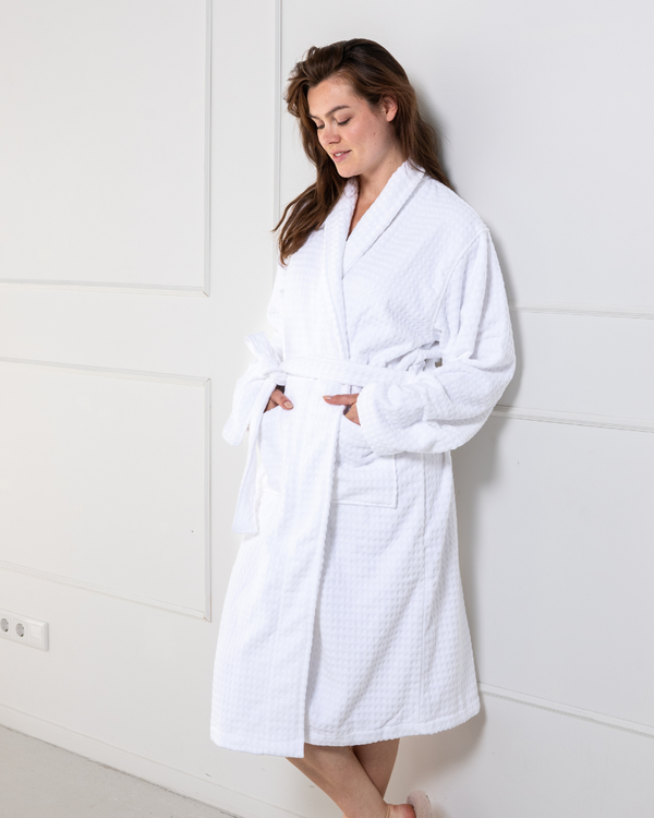 Badjas Linolux Platinium White