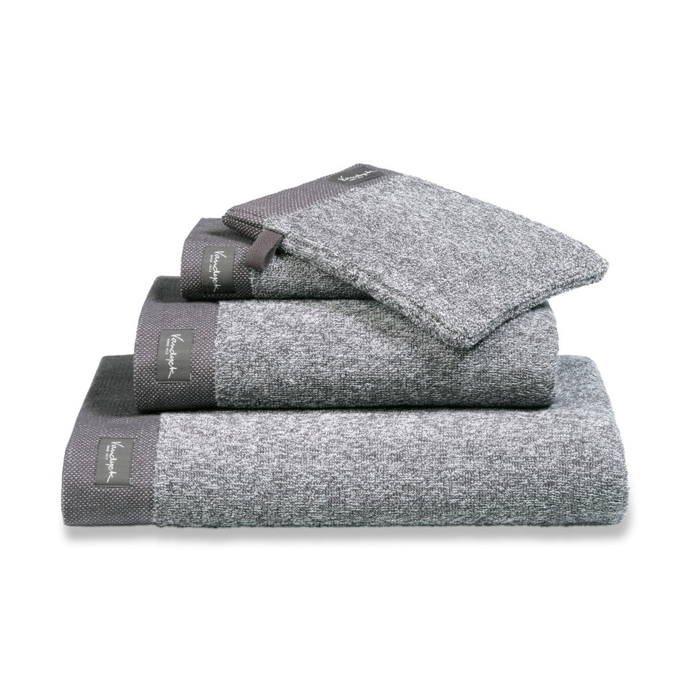 Badtextiel Vandyck Home Mouline Off Black
