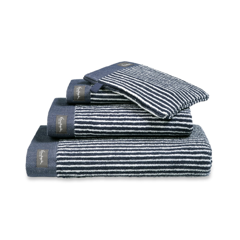 Badtextiel Vandyck Home Petit Ligne Blue Ink