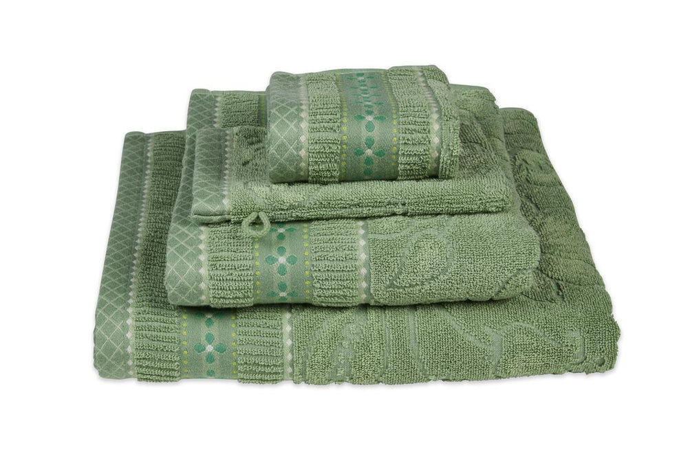 Topshot Badtextiel Pip Studio Jasmin Jacquard Green