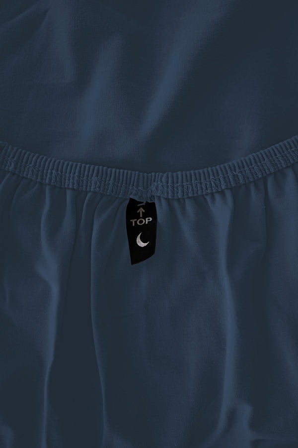 Hoeslaken Linolux Jersey Excellent Denim