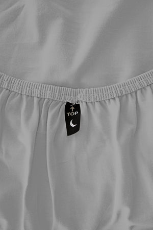 Topper Hoeslaken Linolux Jersey Excellent Light Grey
