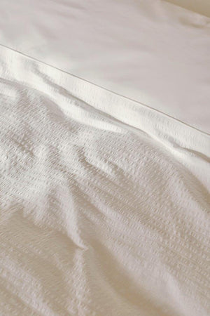 Dekbedovertrek Linolux Crinkle White