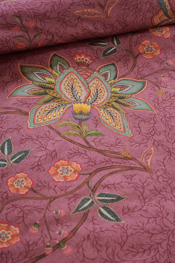 Pip Studio Mumbai Evening Dark Pink - Perkal