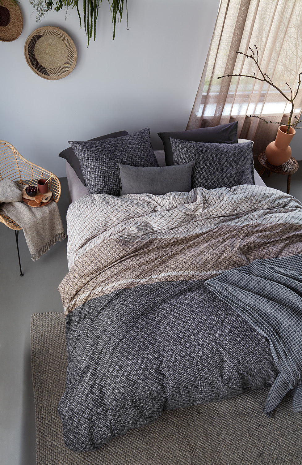 Dekbedovertrek Beddinghouse Naomi Antracite
