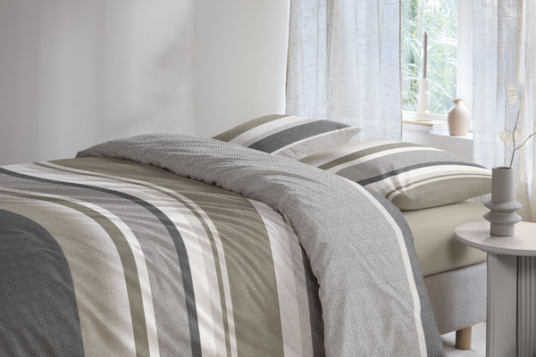 Beddinghouse Dekbedovertrek Nyls Grey - flanel