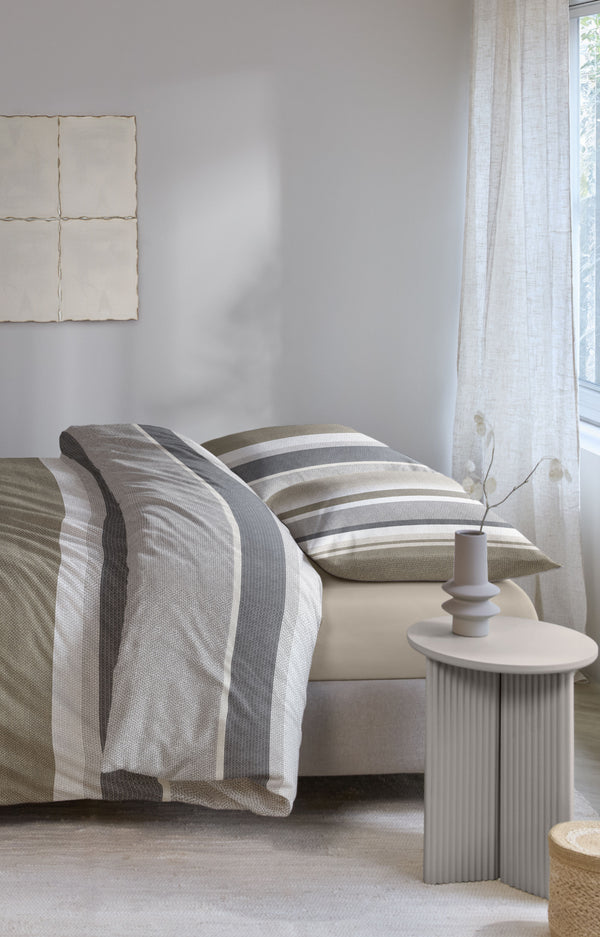 Beddinghouse Dekbedovertrek Nyls Grey - flanel