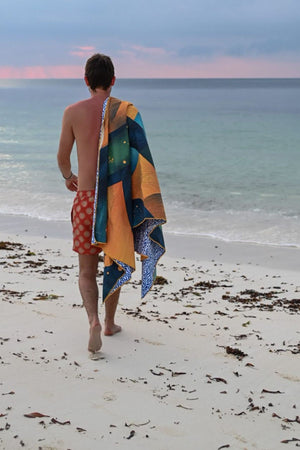 Strandlaken XL SooBluu Travel Towel Storm