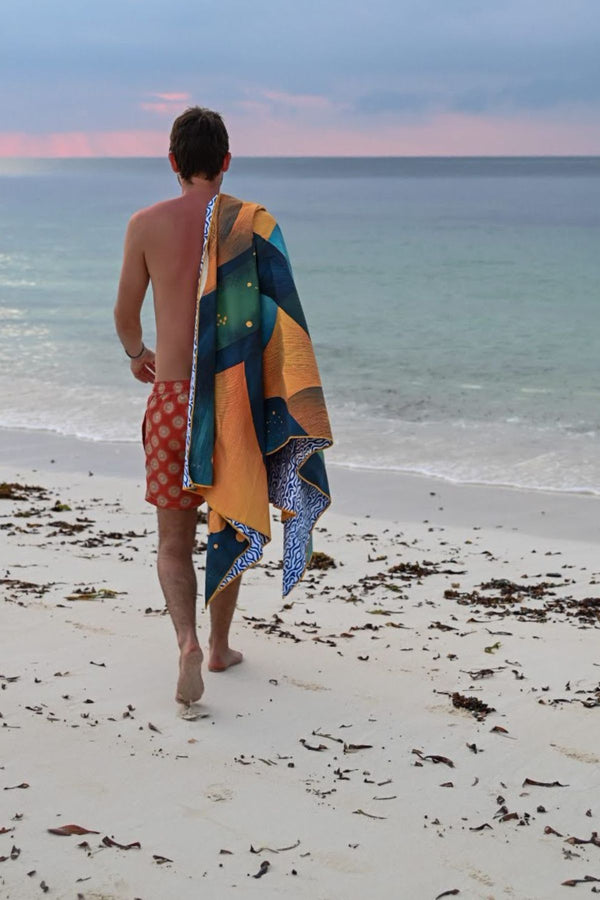 Strandlaken XL SooBluu Travel Towel Storm