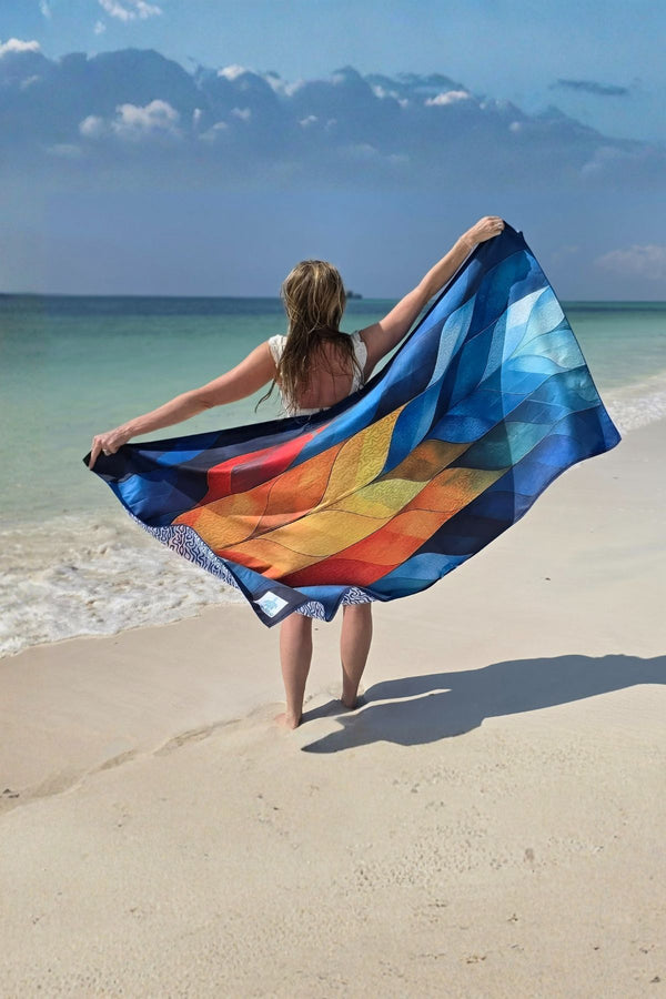 Strandlaken XL SooBluu Travel Towel Flame