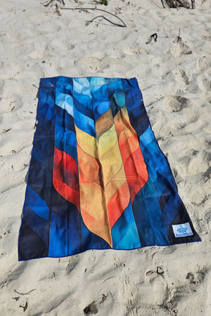 Strandlaken XL SooBluu Travel Towel Flame
