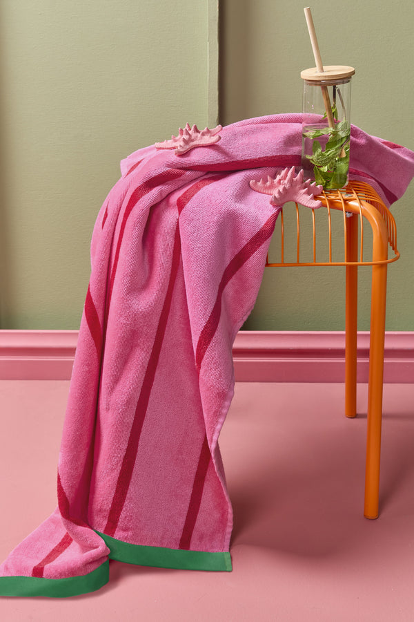 Kaat Amsterdam Strandlaken Summer Sweet Pink 100x180