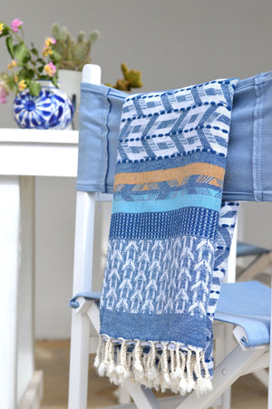Hamamdoek Zusenzomer Esla Blue