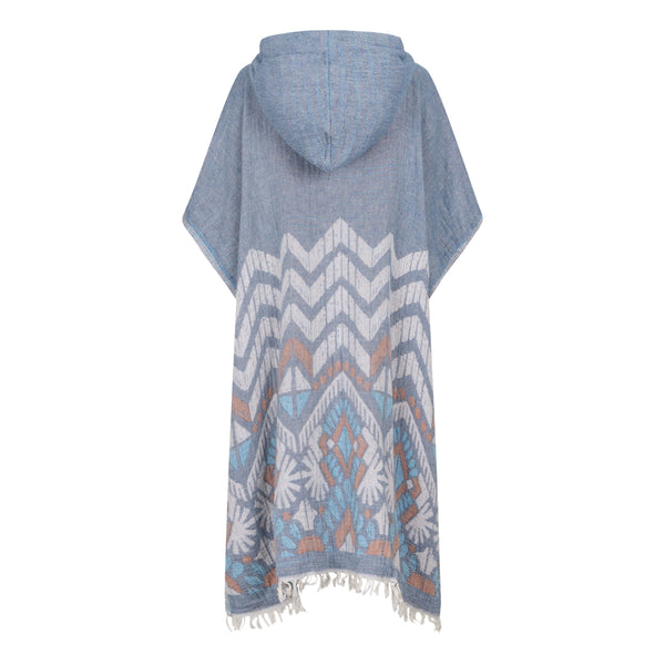 Zusenzomer Poncho Reza Blue