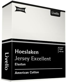 Hoeslaken Livello Stretch Excellent Off White