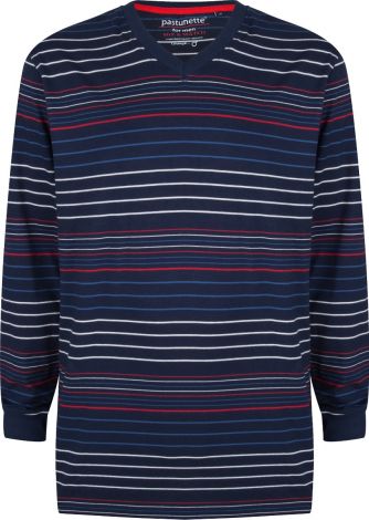 Lange Mouwen T-shirt Pastunette For Men Donkerblauw