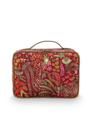 Beautycase pip Studio Querida Red voorzijde